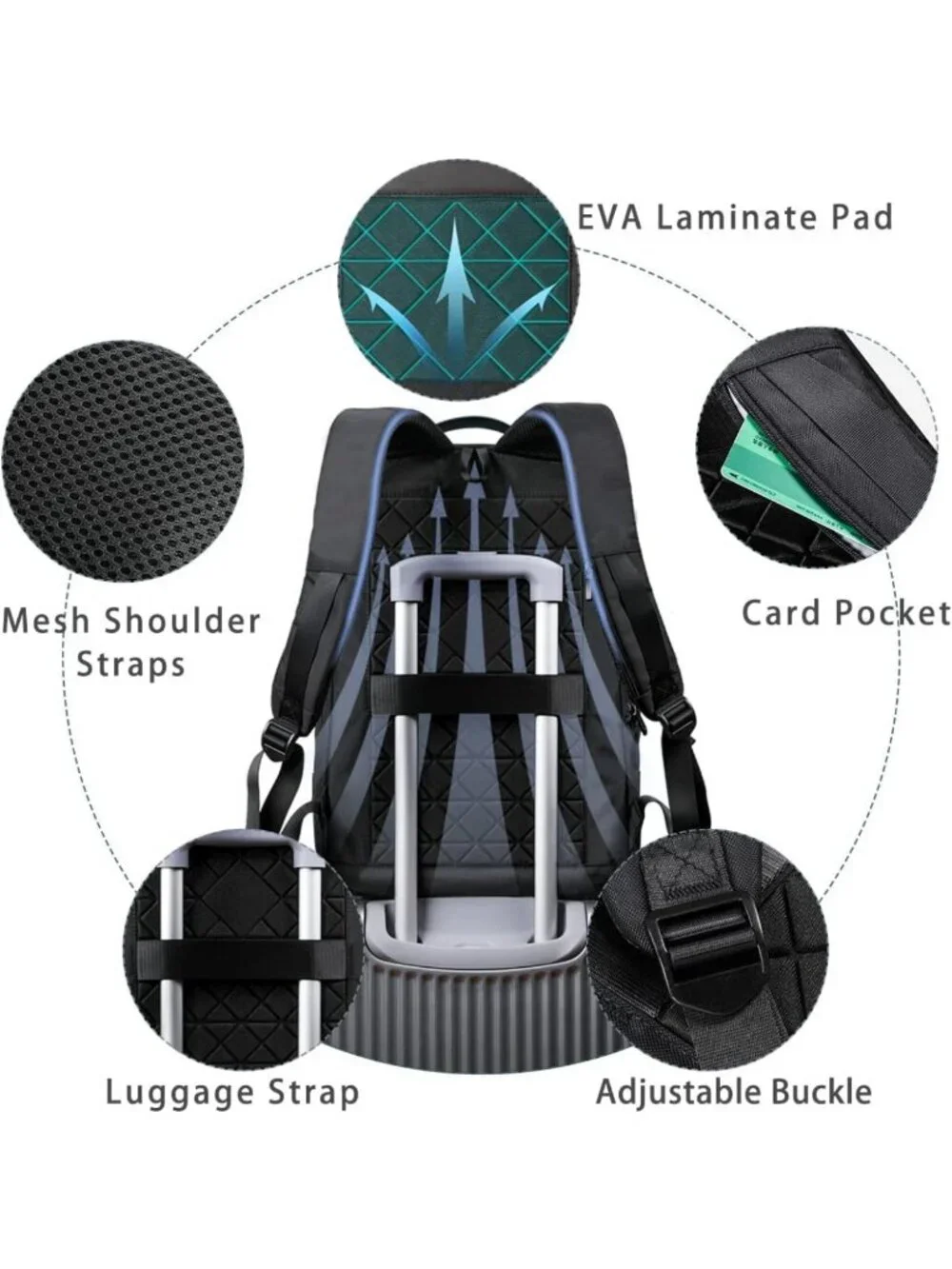 Slim Laptop Backpack for Men | Stylish Business Bag | Lightweight & Durable